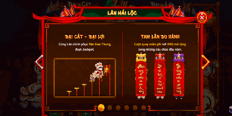 Quay Slot Lân Hái Lộc