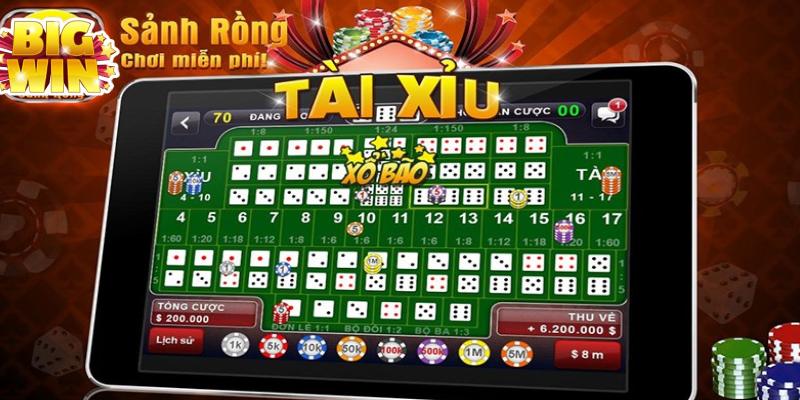 tài xỉu sảnh rồng